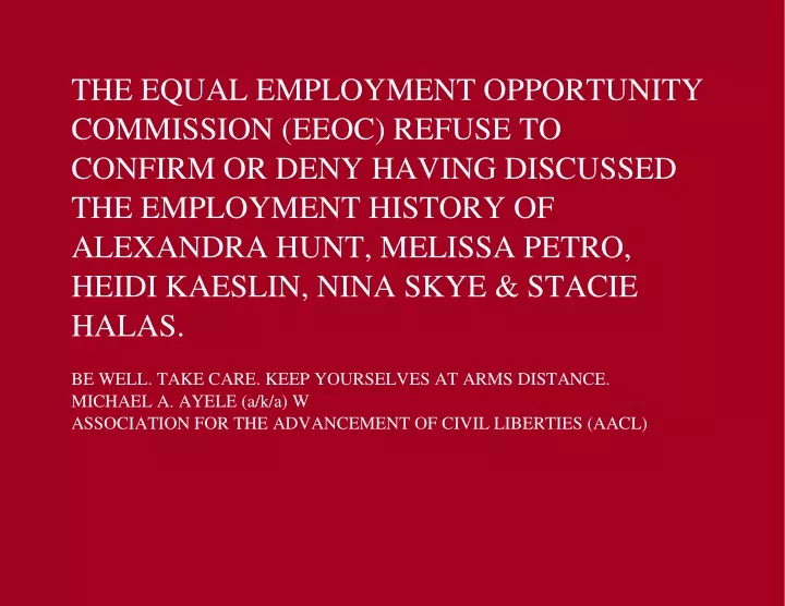 the equal employment opportunity commission eeoc