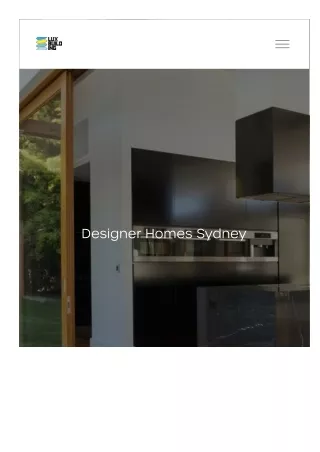 Designer Homes Sydney