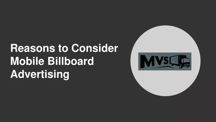 reasons to consider mobile billboard advertising