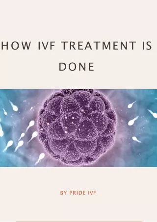 How IVF Treatment is Done
