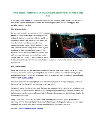 hire a hacker professional email password hacker
