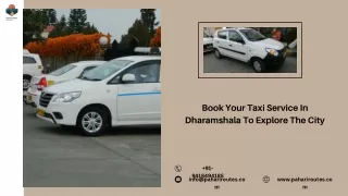 Book Your Taxi Service In Dharamshala To Explore The City