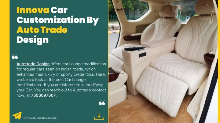 innova car customization by auto trade design