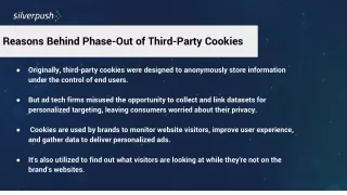 reasons behind phase out of third party cookies