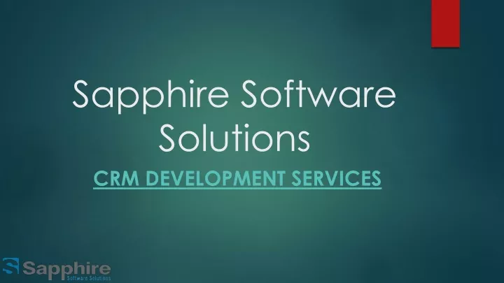 sapphire software solutions