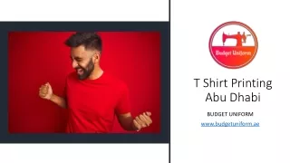 T Shirt Printing Abu Dhabi_