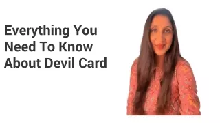 Everything You Need To Know About Devil Card