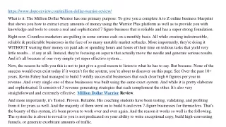https www dope review com million dollar warrior