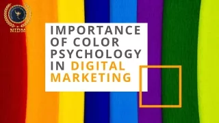 IMPORTANCE OF COLORS IN DIGITAL MARKETING