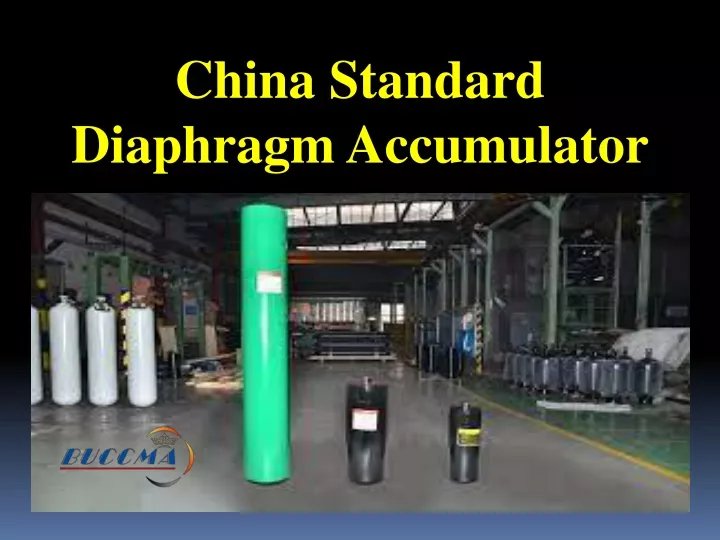 china standard diaphragm accumulator