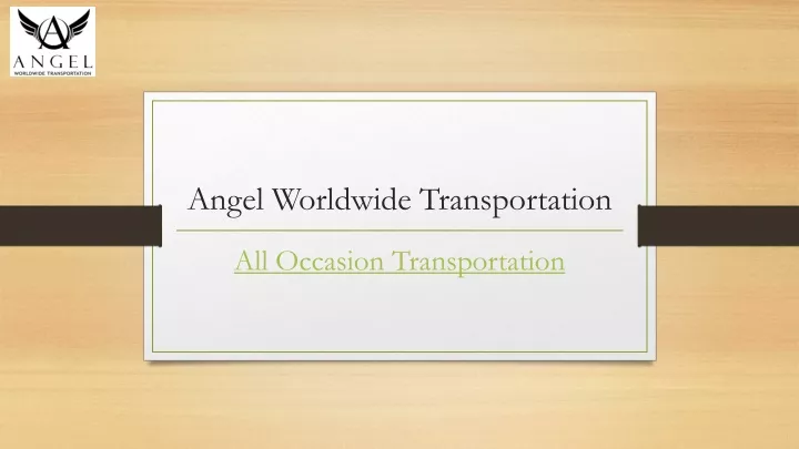 angel worldwide transportation