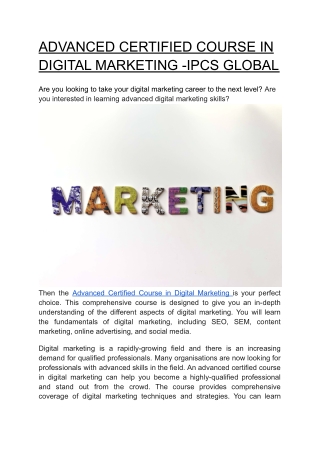 DIGITAL MARKETING
