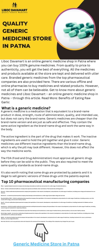 liboc davamart is an online generic medicine shop