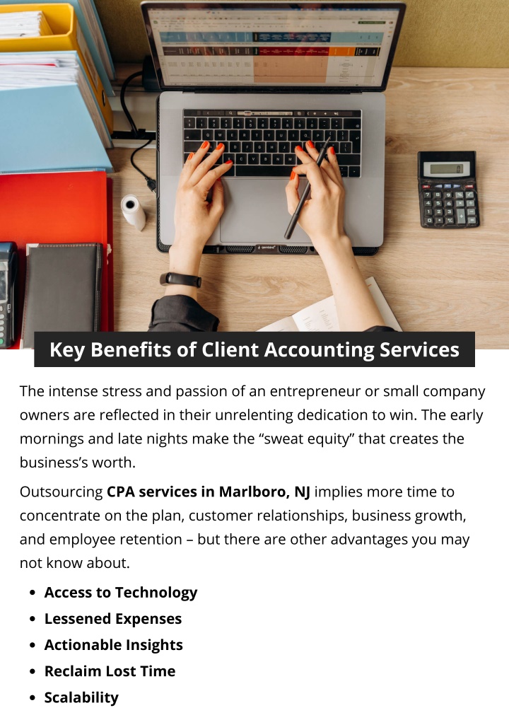 key benefits of client accounting services