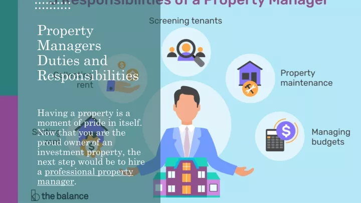 PPT Property Managers Duties And Responsibilities PowerPoint   Property Managers Duties And Responsibilities N 