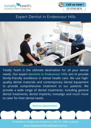 Expert Dentist in Endeavour Hills