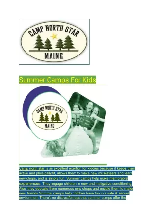 PPT - Summer Camps For Kids PowerPoint Presentation, free download - ID ...