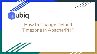 How to Change Default Timezone in Apache