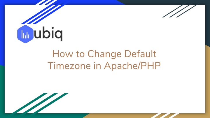 how to change default timezone in apache php