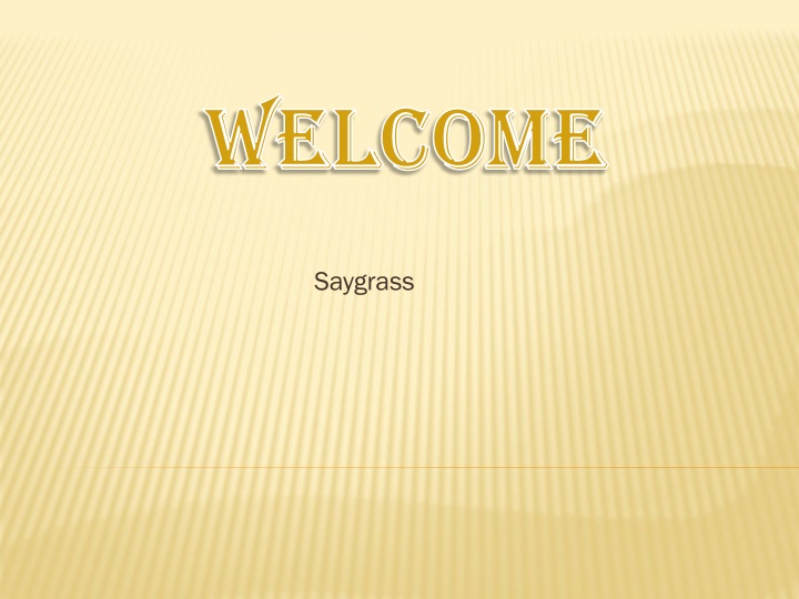 saygrass