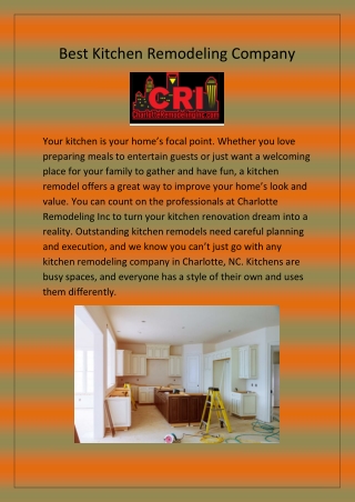 Best Kitchen Remodeling Company