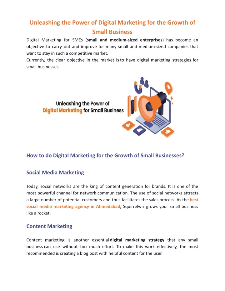 unleashing the power of digital marketing