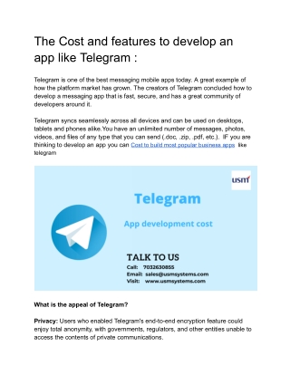 blog telegram - Google Docs