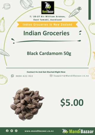 Black Cardamom 50g - Mandi Bazaar