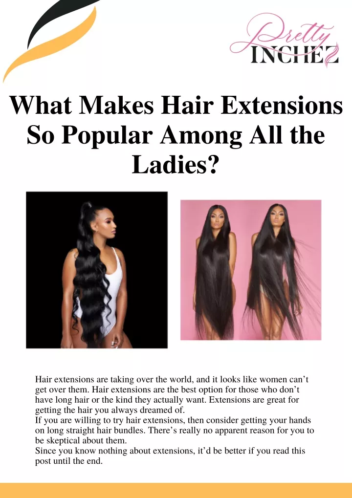 what makes hair extensions so popular among