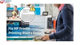How to Fix HP Printer Printing Blurry Issue
