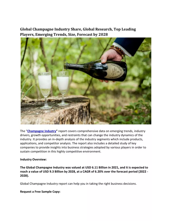 global champagne industry share global research
