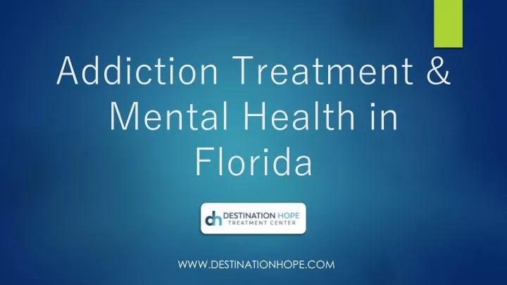 addiction treatment mental health in florida