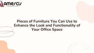 Improve the Appearance and Features of Your Office Office Chair