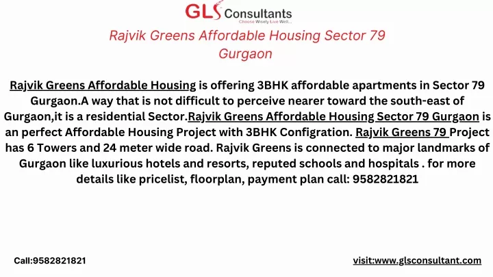 rajvik greens affordable housing sector 79 gurgaon