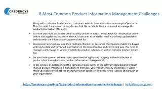 8 Most Common Product Information Management Challenges