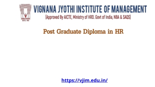 post graduate diploma in hr