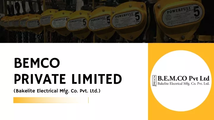 bemco private limited bakelite electrical