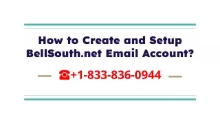 how to create and setup bellsouth net email account