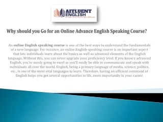 Why should you Go for an Online Advance