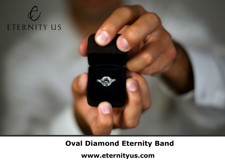 oval diamond e ternity b and