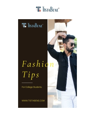 Fashion tips for college students.