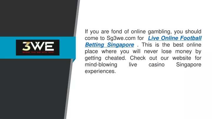 if you are fond of online gambling you should