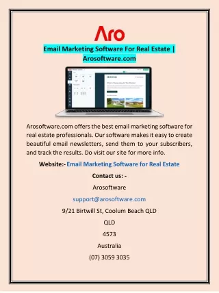 email marketing software for real estate