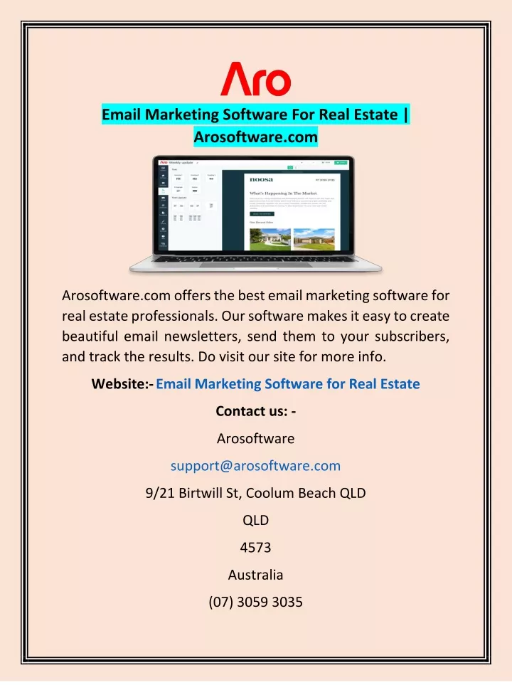 email marketing software for real estate