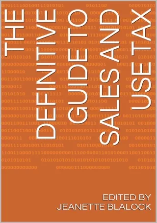 book [READ] The Definitive Guide to Sales and Use Tax