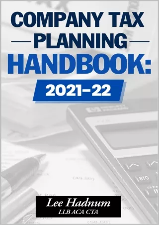 [PDF] D!ownload  Company Tax Planning Handbook: 2021/2022 (Tax Planning Ser