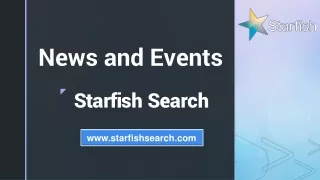 news and events