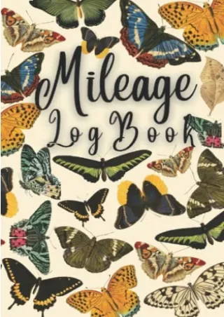 D!ownload  [EBOOK] Mileage Log Book: Glove Box Sized 5'x8' Mileage Log Book