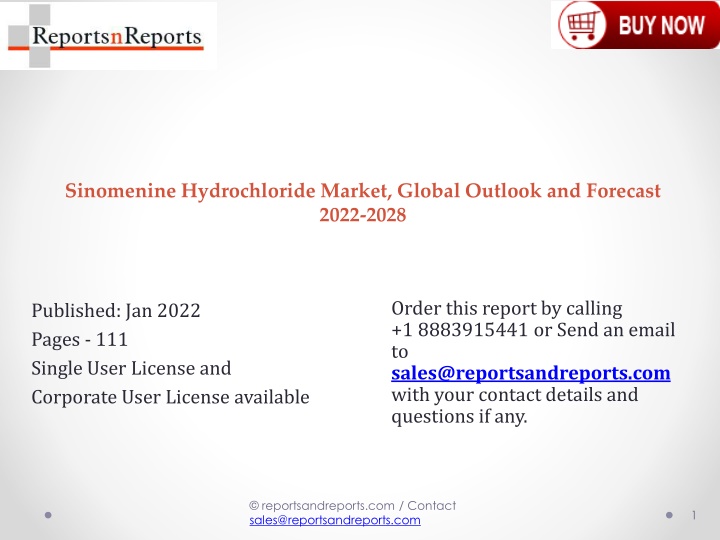 sinomenine hydrochloride market global outlook and forecast 2022 2028