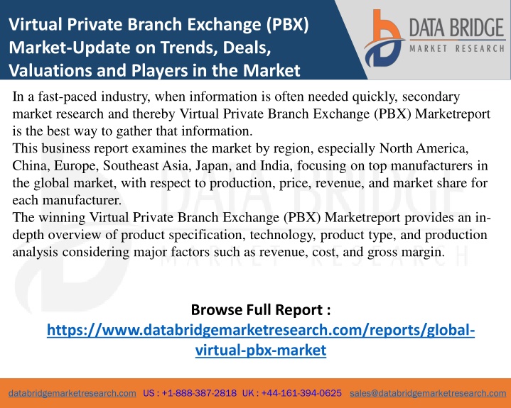 virtual private branch exchange pbx market update